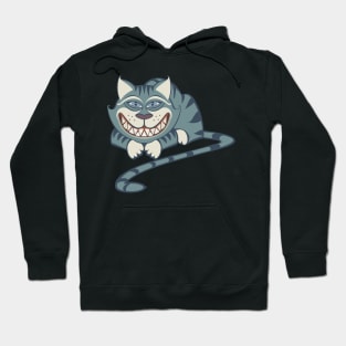 LONG-TAILED CAT WITH TOOTHY SMILE Hoodie